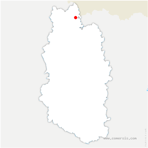 carte de localisation de Villécloye