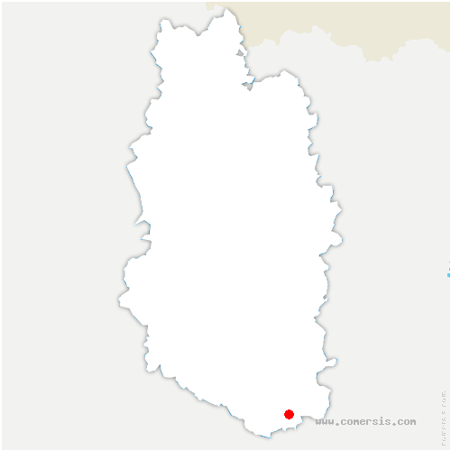 carte de localisation de Vouthon-Haut