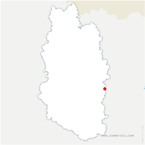 carte de localisation de Xivray-et-Marvoisin