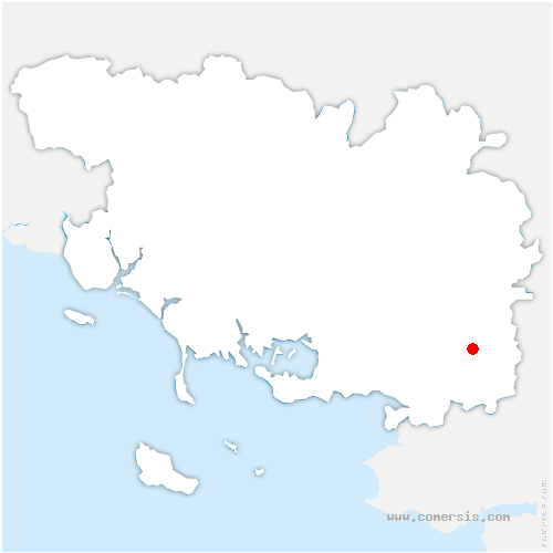 carte de localisation de Béganne
