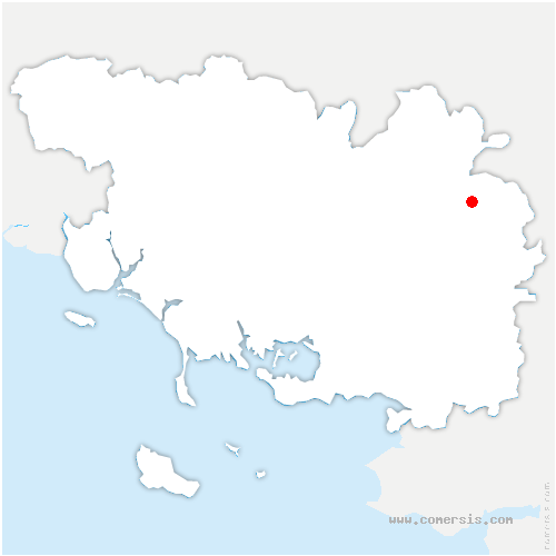 carte de localisation de Berrien