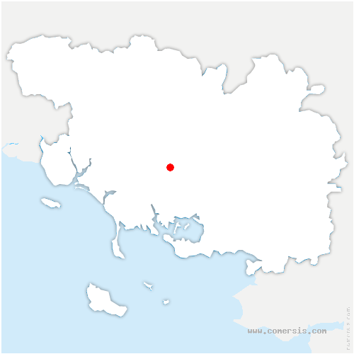 carte de localisation de Brandivy