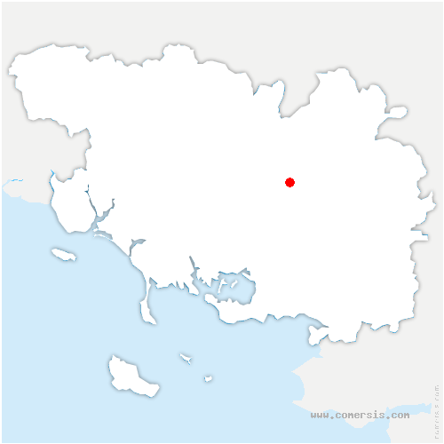 carte de localisation de Brasparts