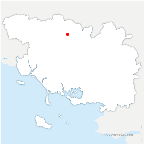 carte de localisation de Broualan