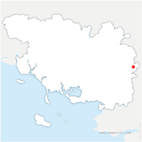 carte de localisation de Carhaix-Plouguer