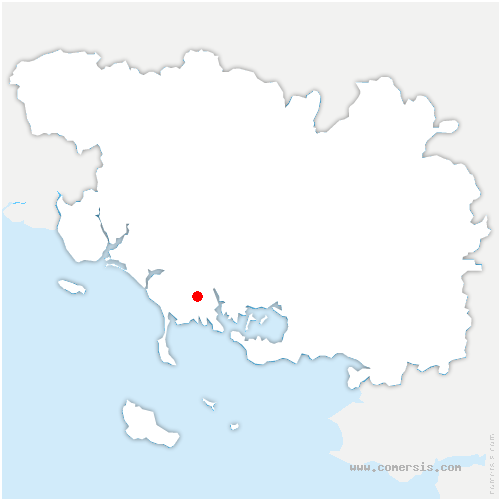 carte de localisation de Carnac
