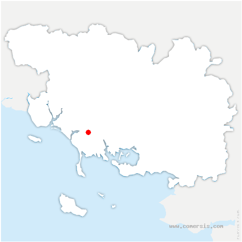 carte de localisation de la Chapelle-Thouarault
