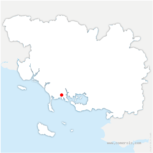 carte de localisation de Chavagne