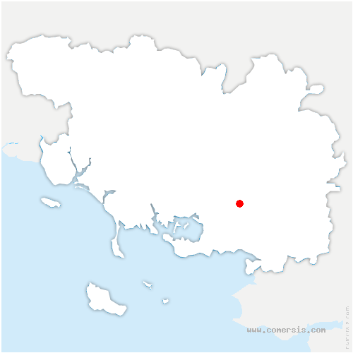 carte de localisation de Cornillé