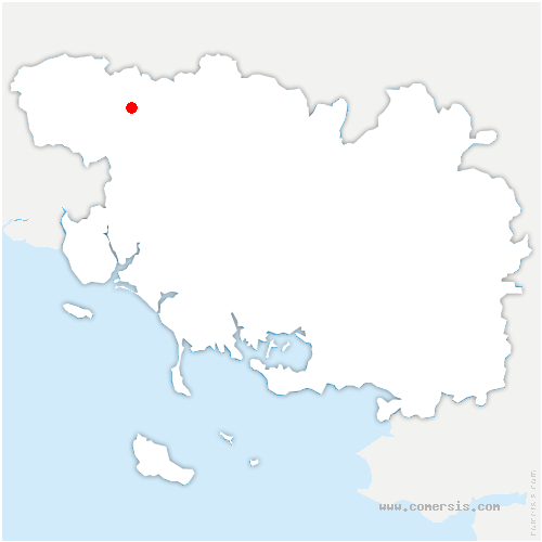 carte de localisation du Croisty