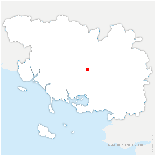 carte de localisation d'Ercé-près-Liffré