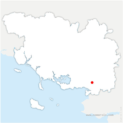 carte de localisation d'Éréac