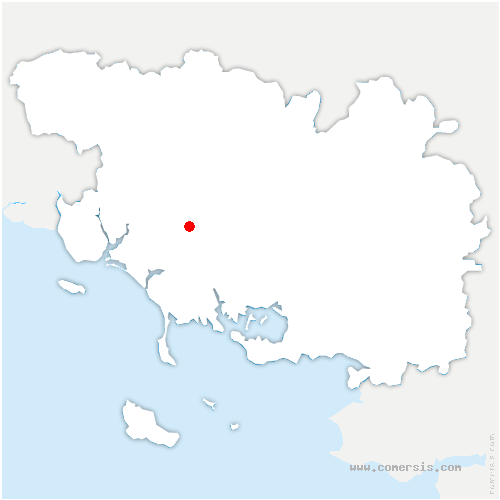 carte de localisation de Gévezé