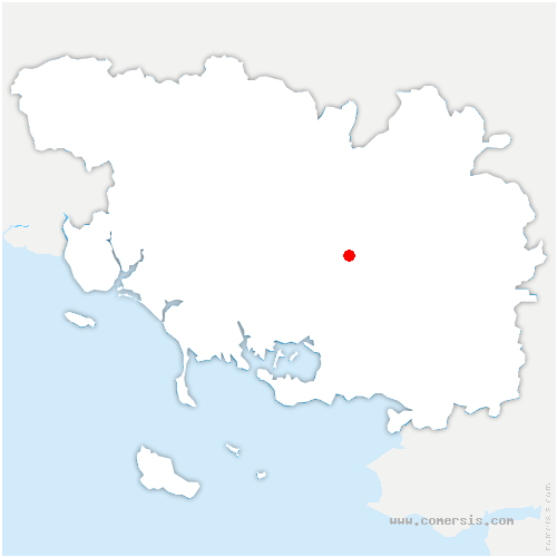 carte de localisation de Gosné