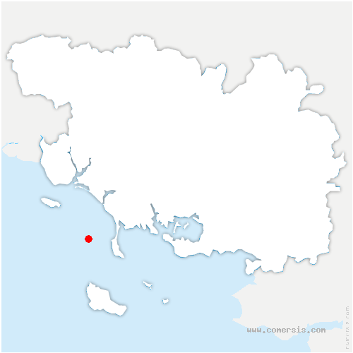 carte de localisation de Gouarec