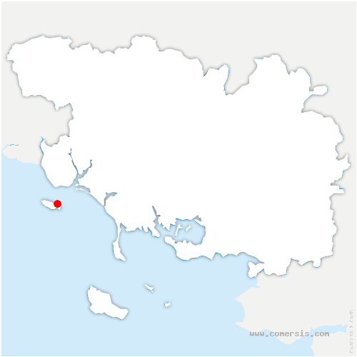 carte de localisation de Groix