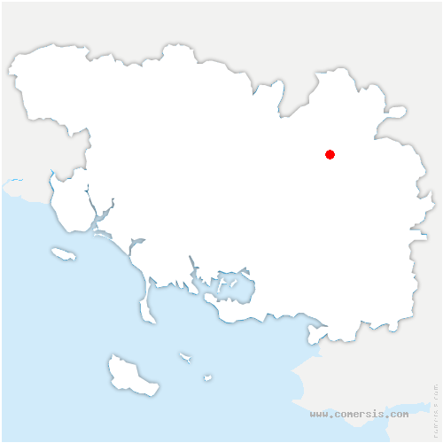 carte de localisation de Guillac