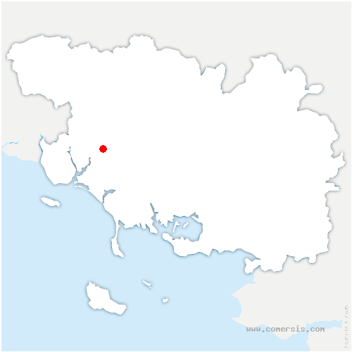 carte de localisation de Hennebont
