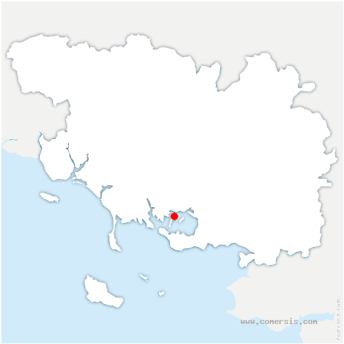 carte de localisation d'Île-aux-Moines