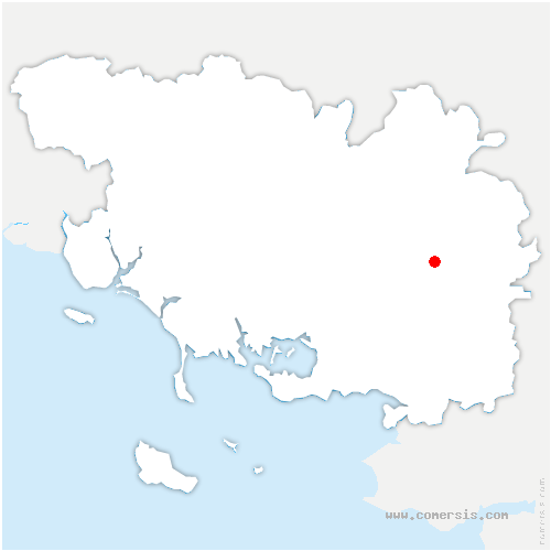carte de localisation de Malestroit