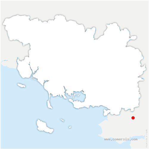 carte de localisation de Mellac