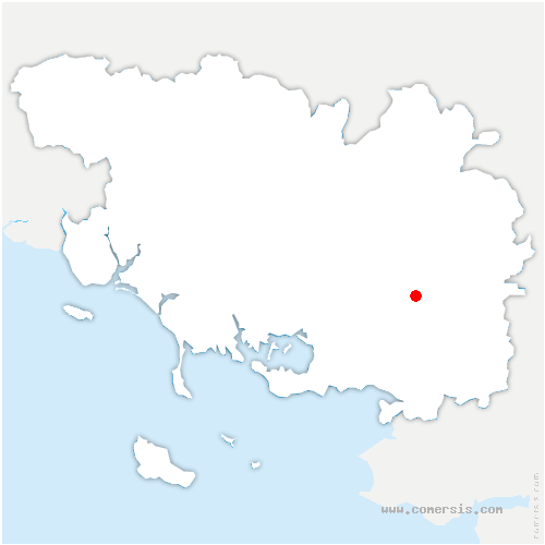 carte de localisation de Molac