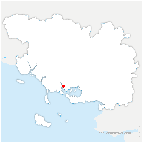 carte de localisation de Noyal-Châtillon-sur-Seiche