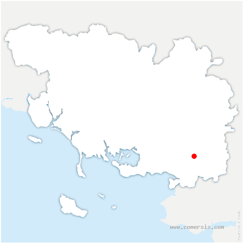 carte de localisation de Péaule