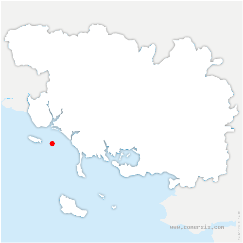 carte de localisation de Peumerit-Quintin
