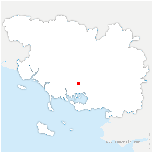carte de localisation de Ploéven