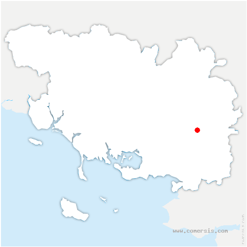 carte de localisation de Pluherlin