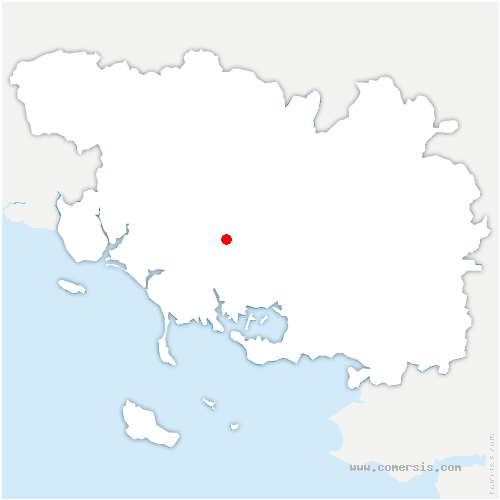 carte de localisation de Pluvigner