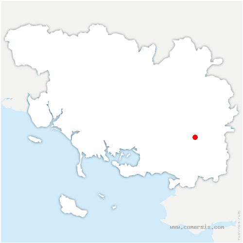 carte de localisation de Rochefort-en-Terre