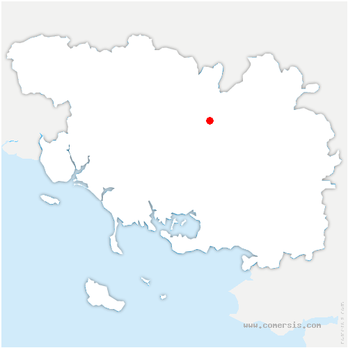 carte de localisation de Saint-Christophe-de-Valains