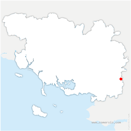 carte de localisation de Saint-Jean-la-Poterie