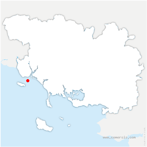 carte de localisation de Saint-Malon-sur-Mel