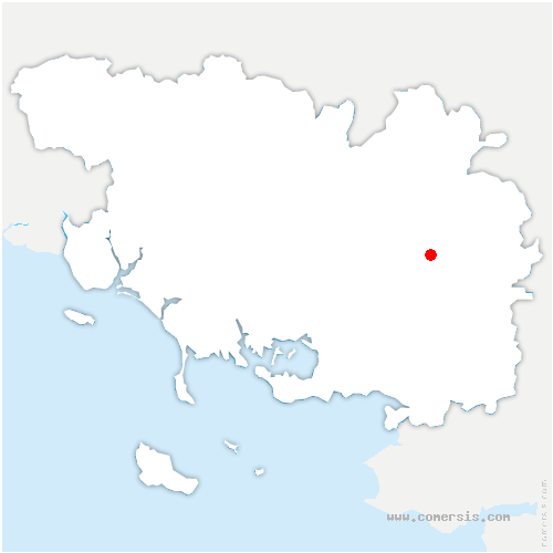 carte de localisation de Saint-Marcel