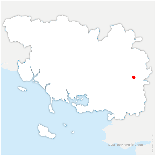 carte de localisation de Saint-Martin-sur-Oust