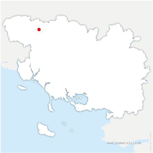 carte de localisation de Saint-Tugdual