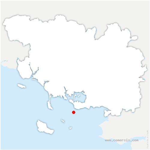 carte de localisation du Sel-de-Bretagne