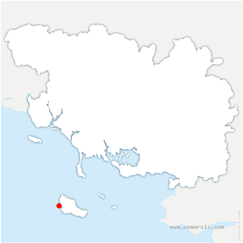 carte de localisation de Sixt-sur-Aff