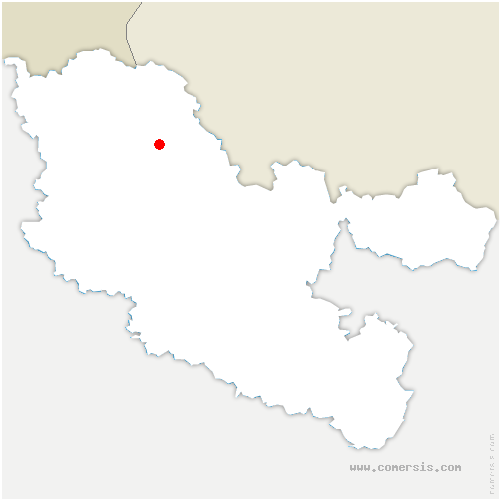 carte de localisation d'Anzeling