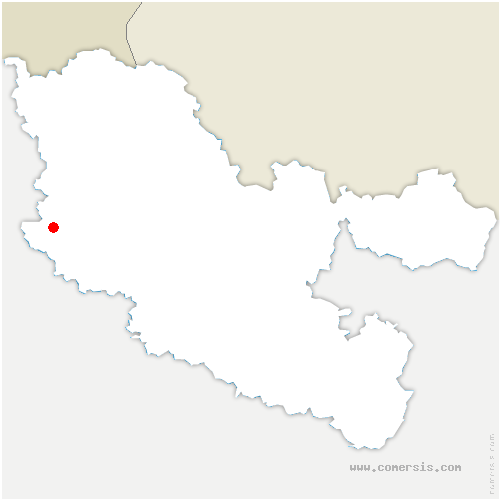 carte de localisation d'Ars-sur-Moselle