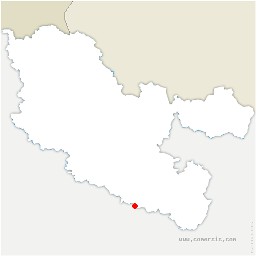 carte de localisation d'Avricourt