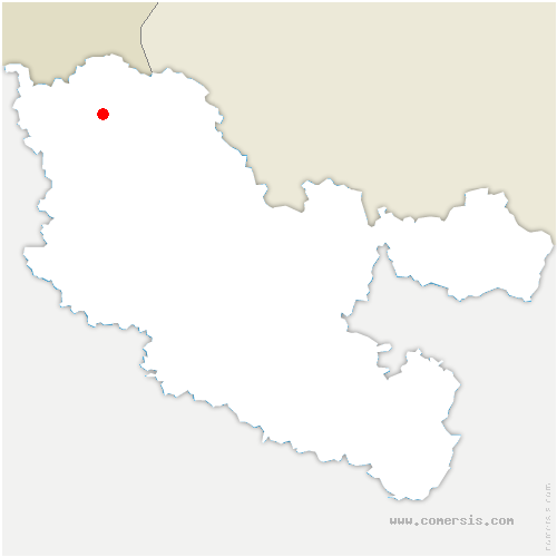 carte de localisation de Basse-Ham