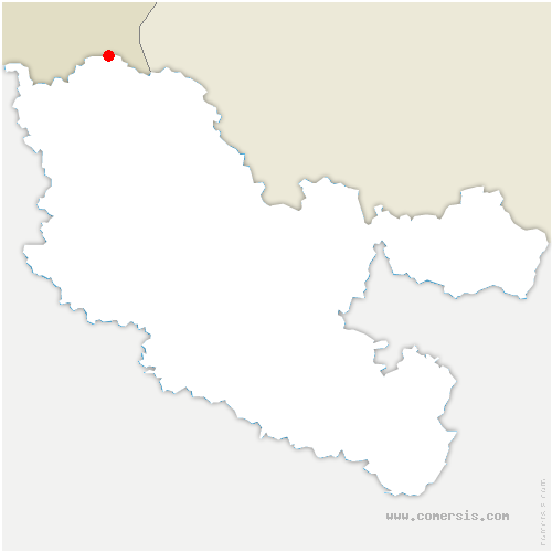 carte de localisation de Basse-Rentgen