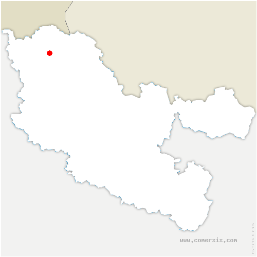 carte de localisation de Burbach
