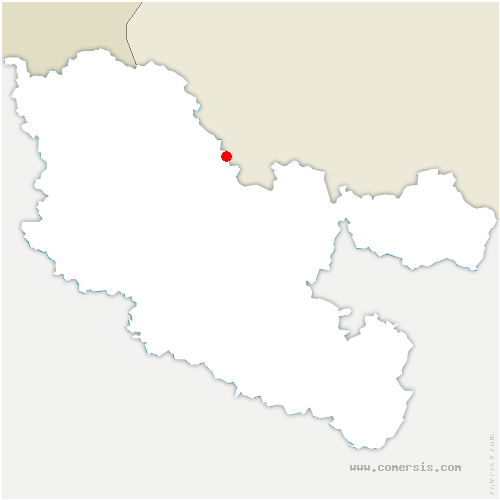 carte de localisation de Creutzwald