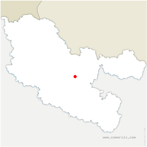 carte de localisation d'Erstroff