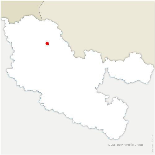 carte de localisation d'Eschbourg